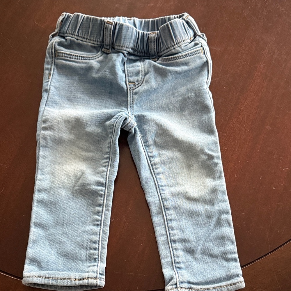 GAP Light Wash Kids Denim Jeggings